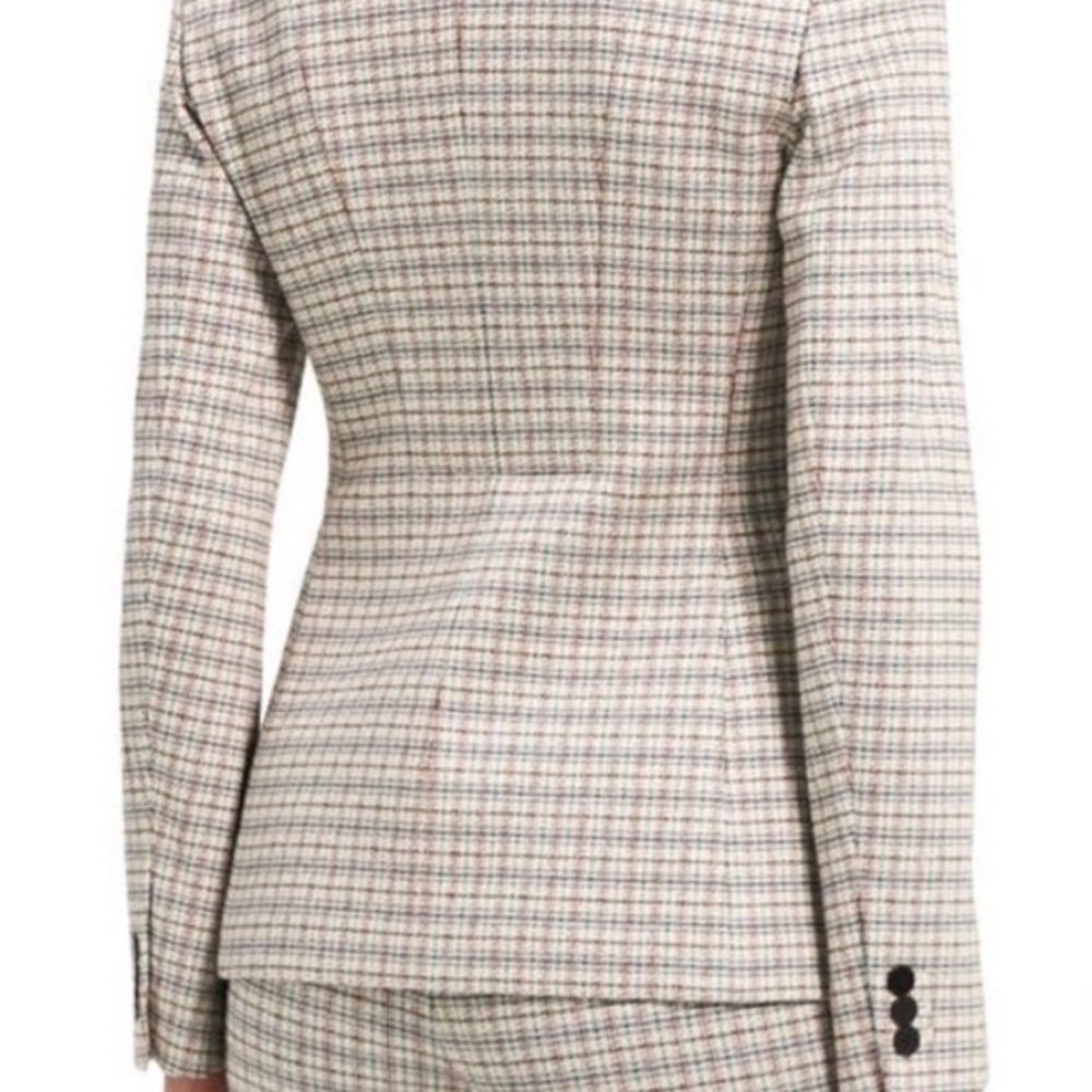 Theory Riding Blazor Multi Grid Knit Size 0 - image 3